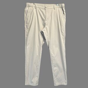 Jack Archer Jetsetter Tech Pants Mens 36x30 Light Gray Chino Stretch Performance